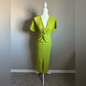 Green Twist Dress